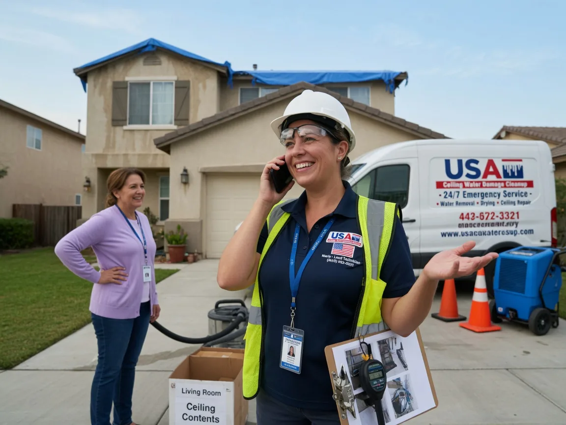 Ceiling Water Damage Restoration Makinen, MN FAQs